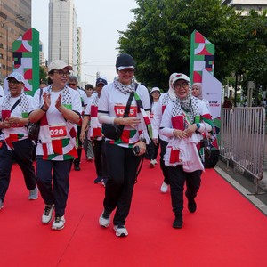 Race photo from WALK FOR PALESTINE