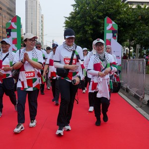 Race photo from WALK FOR PALESTINE