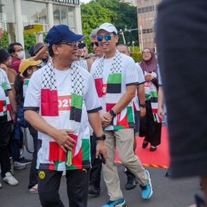 Race photo from WALK FOR PALESTINE