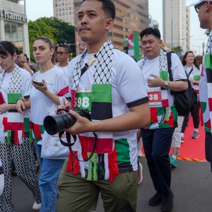 Race photo from WALK FOR PALESTINE