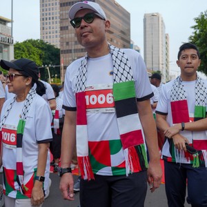 Race photo from WALK FOR PALESTINE