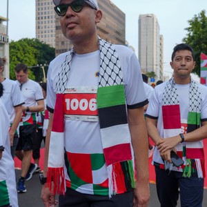 Race photo from WALK FOR PALESTINE
