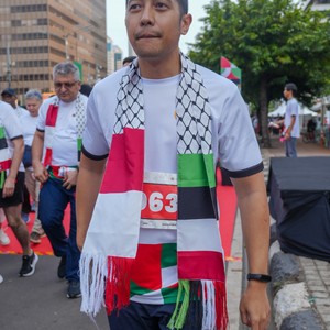 Race photo from WALK FOR PALESTINE