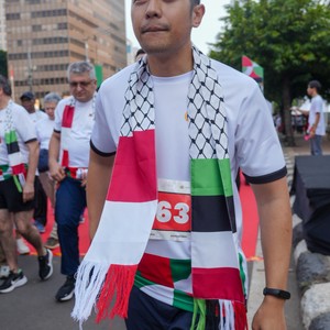 Race photo from WALK FOR PALESTINE