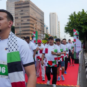 Race photo from WALK FOR PALESTINE