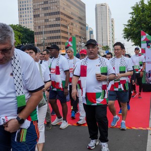 Race photo from WALK FOR PALESTINE