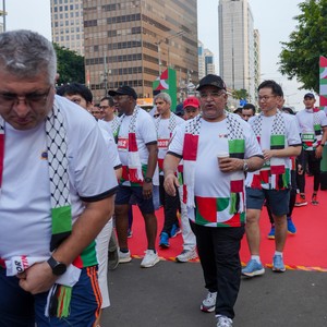 Race photo from WALK FOR PALESTINE