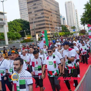 Race photo from WALK FOR PALESTINE