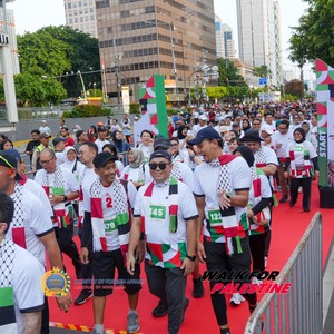 Race photo from WALK FOR PALESTINE