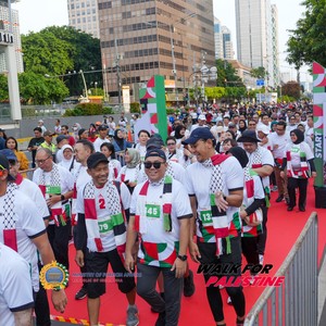 Race photo from WALK FOR PALESTINE