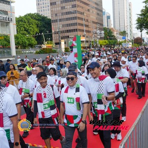 Race photo from WALK FOR PALESTINE
