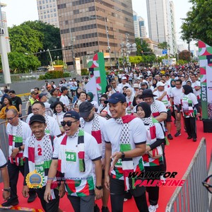 Race photo from WALK FOR PALESTINE