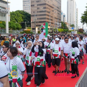 Race photo from WALK FOR PALESTINE