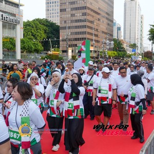 Race photo from WALK FOR PALESTINE