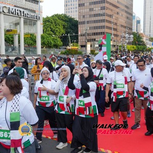 Race photo from WALK FOR PALESTINE