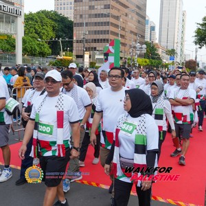 Race photo from WALK FOR PALESTINE