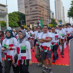 Race photo from WALK FOR PALESTINE