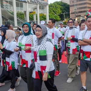 Race photo from WALK FOR PALESTINE