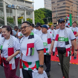 Race photo from WALK FOR PALESTINE