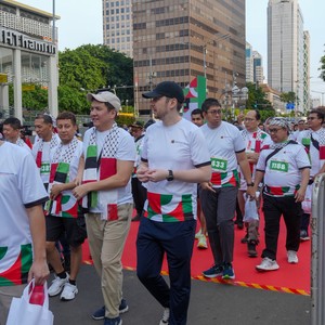 Race photo from WALK FOR PALESTINE