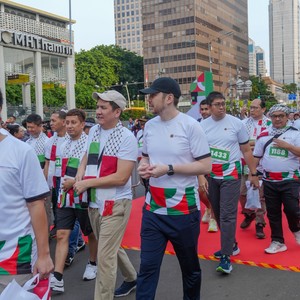 Race photo from WALK FOR PALESTINE