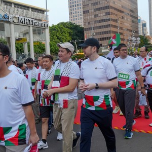 Race photo from WALK FOR PALESTINE