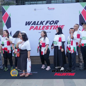 Race photo from WALK FOR PALESTINE