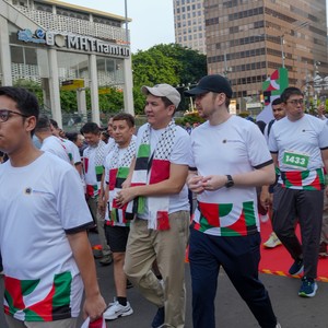 Race photo from WALK FOR PALESTINE