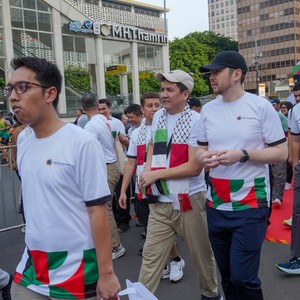 Race photo from WALK FOR PALESTINE