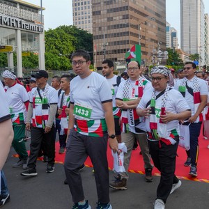 Race photo from WALK FOR PALESTINE