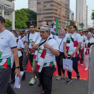 Race photo from WALK FOR PALESTINE