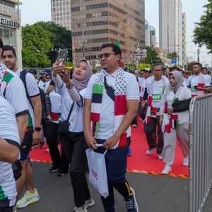 Race photo from WALK FOR PALESTINE