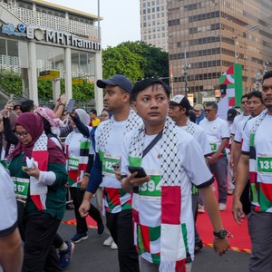 Race photo from WALK FOR PALESTINE