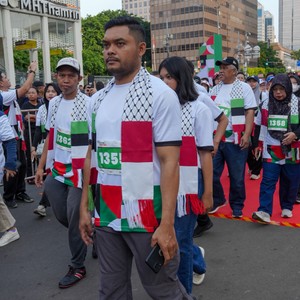 Race photo from WALK FOR PALESTINE