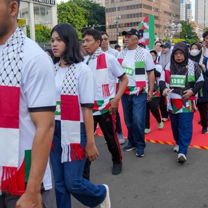 Race photo from WALK FOR PALESTINE