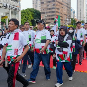 Race photo from WALK FOR PALESTINE