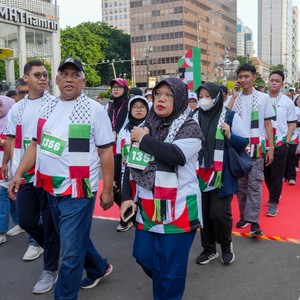 Race photo from WALK FOR PALESTINE