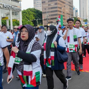 Race photo from WALK FOR PALESTINE