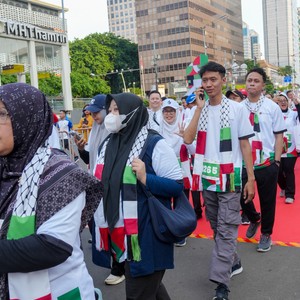 Race photo from WALK FOR PALESTINE