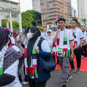 Race photo from WALK FOR PALESTINE
