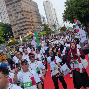 Race photo from WALK FOR PALESTINE