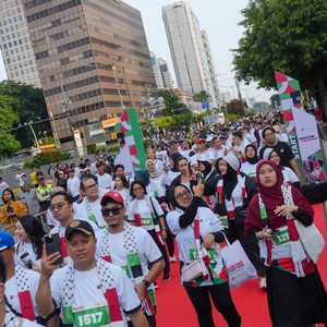 Race photo from WALK FOR PALESTINE