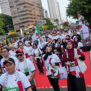 Race photo from WALK FOR PALESTINE