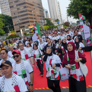 Race photo from WALK FOR PALESTINE