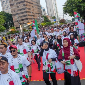Race photo from WALK FOR PALESTINE