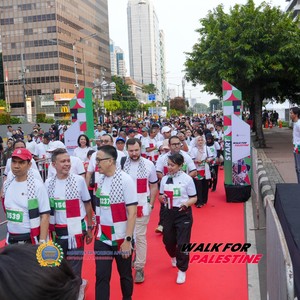 Race photo from WALK FOR PALESTINE