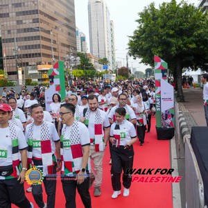 Race photo from WALK FOR PALESTINE
