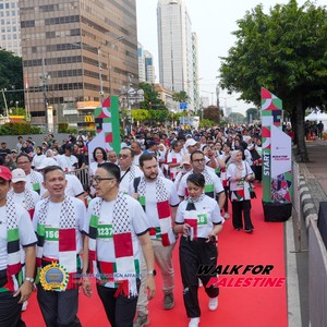 Race photo from WALK FOR PALESTINE