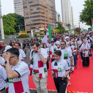 Race photo from WALK FOR PALESTINE