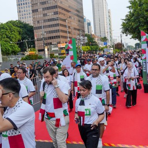 Race photo from WALK FOR PALESTINE